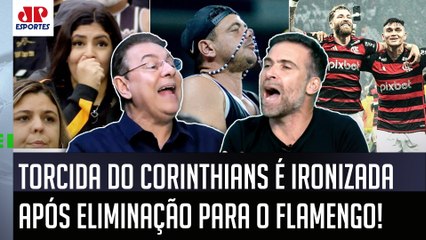 "QUÊ??? A TORCIDA do Corinthians PARECIA UMA MISSA, cara! E o Flamengo..." DEBATE PASSA DOS LIMITES!