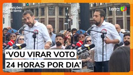 Boulos diz que dormirá na casa de eleitores para virar votos na reta final: 'Tenho esperança'