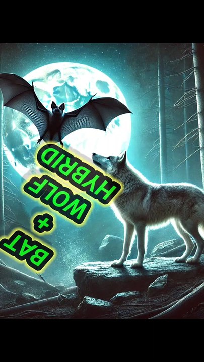 Bat and wolf hybrid