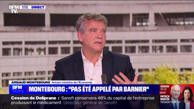 Arnaud Montebourg: Je n'ai pas été appelé pour être ministre de Michel Barnier