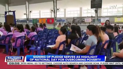 NAPC, stakeholders sign pledge of commitment to end poverty