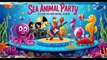 Sea Animals || under the sea party || Ocean Animals THROW EPIC RAVE on the Seafloor!