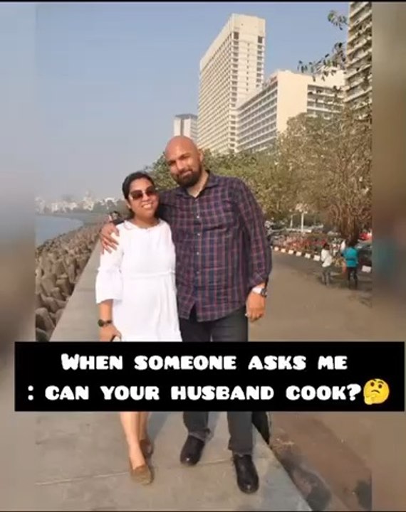 When anyone ask me do your husband cook