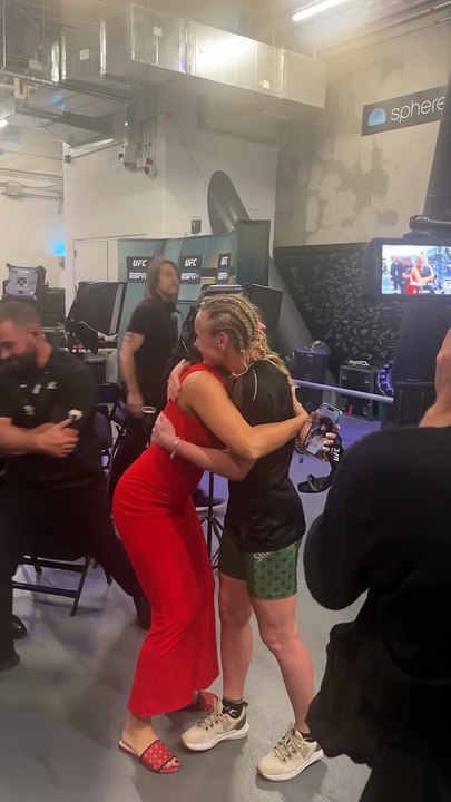 Valentina Shevchenko tells Nina Drama she did the Superman punch against Alexa Grasso #ufc #mma