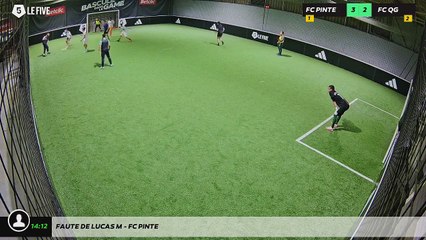 Faute de Lucas M - FC PINTE