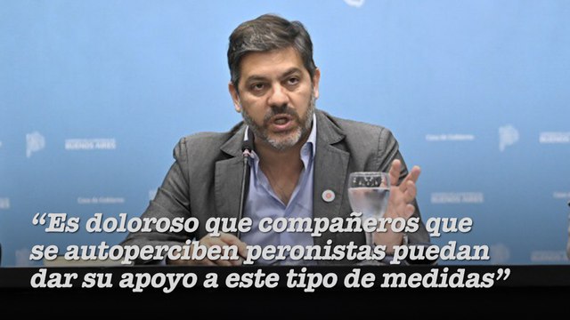 Bianco criticó a los gobernadores que cenarán con Milei en Olivos: Es doloroso que compañeros que se autoperciben peronistas puedan dar su apoyo a este tipo de medidas