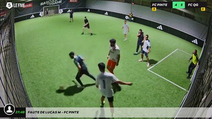 Faute de Lucas M - FC PINTE