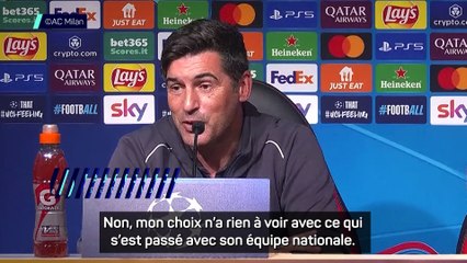 Fonseca : “Maignan est l'un des leaders de ce groupe”