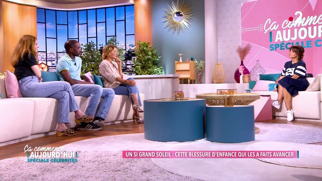 Emma Colberti d' Un si grand soleil était l'invitée de Faustine Bollaert dans Ca commence aujourd'hui , sur France 2