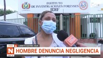 Denuncia negligencia médica