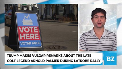 Trump Makes Vulgar Remarks About The Late Golf Legend Arnold Palmer During Latrobe Rally