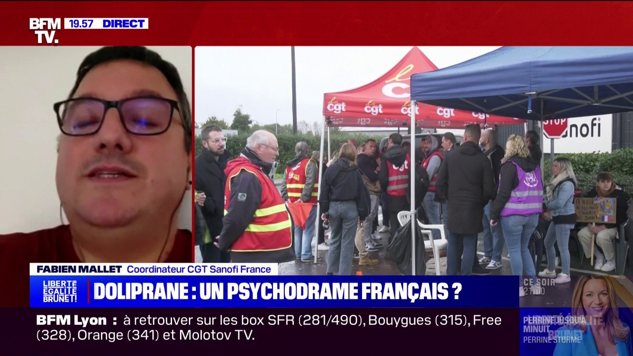 Doliprane: "Les salariés n'ont aucune garantie", s'inquiète Fabien Mallet (CGT Sanofi France)