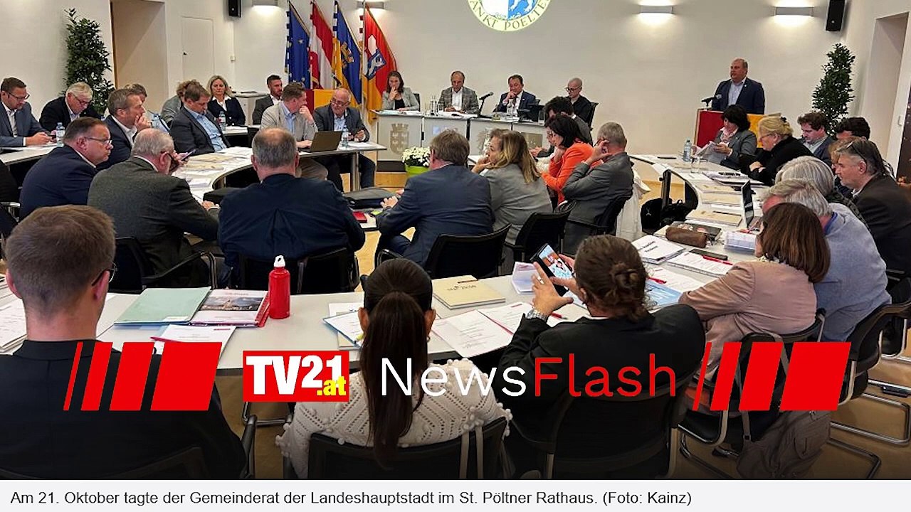 St Pölten_ Beschlüsse in Stadtsenat und Gemeinderat vom 21. Oktober
