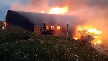Un incendio arrasó con un conocido restaurante en Mar del Plata