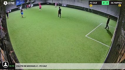 Faute de Mickael C - FC CAZ