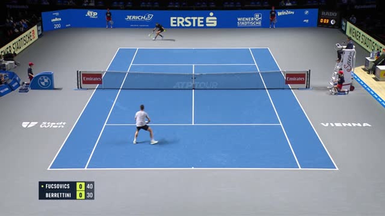 Vienne - Berrettini sort Fucsovics