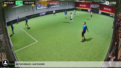 But de Ozan O - MJC FLEURS