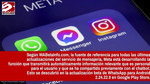 Desarrolla Meta una función de memoria de chat par Meta AI en WhatsApp