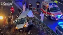 Incidente mortale sulla Superstrada Teramo-mare, il furgone finisce contro il guardrail