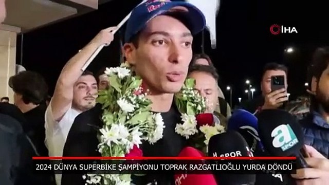 2024 Dünya Superbike şampiyonu Toprak Razgatlıoğlu yurda döndü