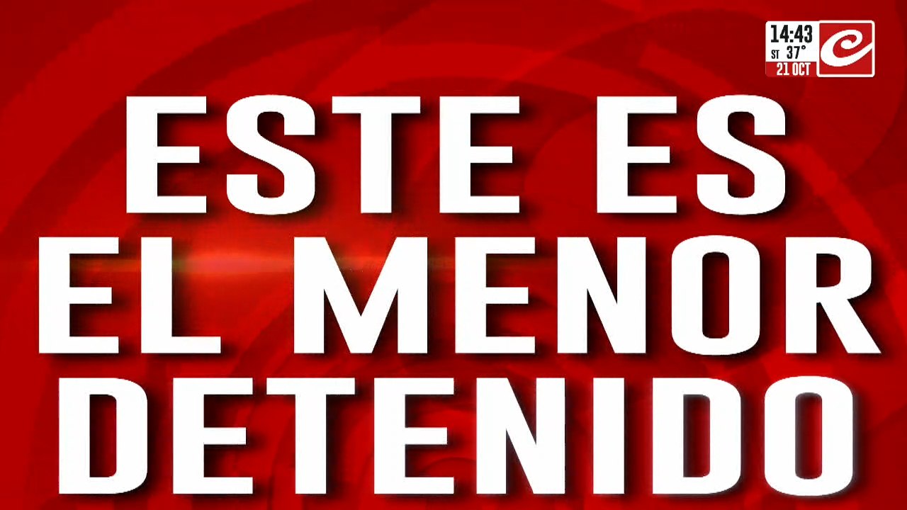 Asesino en silla de ruedas: este es el menor detenido