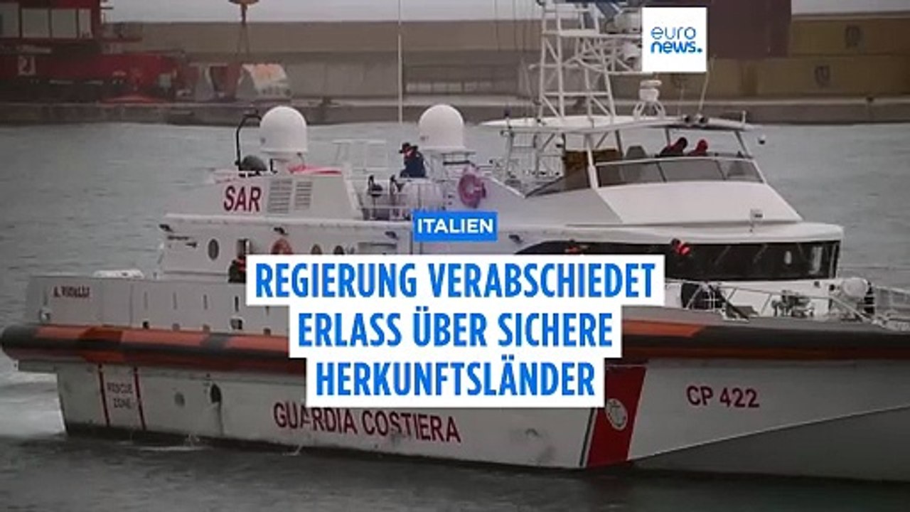 Meloni will Albanien-Modell mit Erlass über sichere Herkunftsländern retten