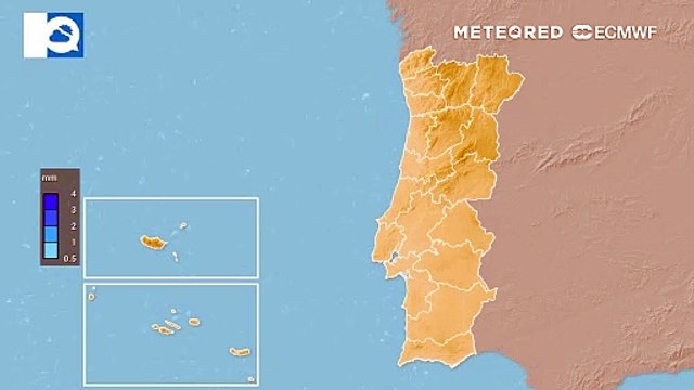 Esperamos precipitação para o final da semana em Portugal?