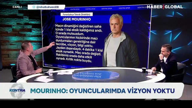 Mourinho'nun o sözleri Nihat Kahveci'yi şaşırttı: Bu kadar formsuz bir açıklama görmedim