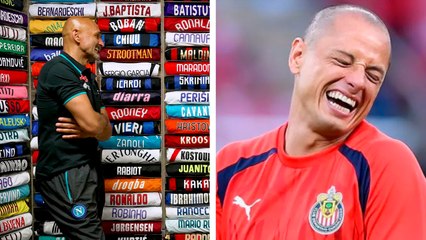 Luciano Spalletti presume ser fan 'Chicharito' Hernández por su colección camisas de futbol