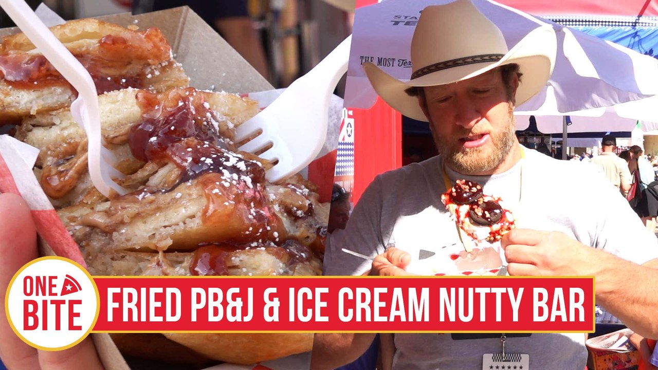 State Fair of Texas Review Fried PB&J & Nevins Ice Cream Nutty Bar