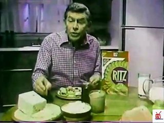 1977 Andy Griffith Ritz crackers TV commercial