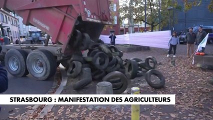 Strasbourg : manifestation des agriculteurs