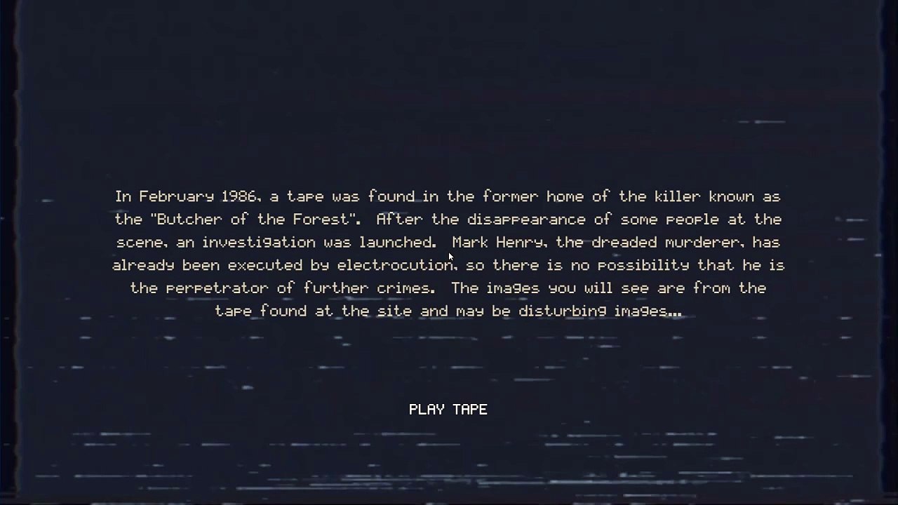 FOOTAGE 1985 - Playthrough (VHS-style horror game)