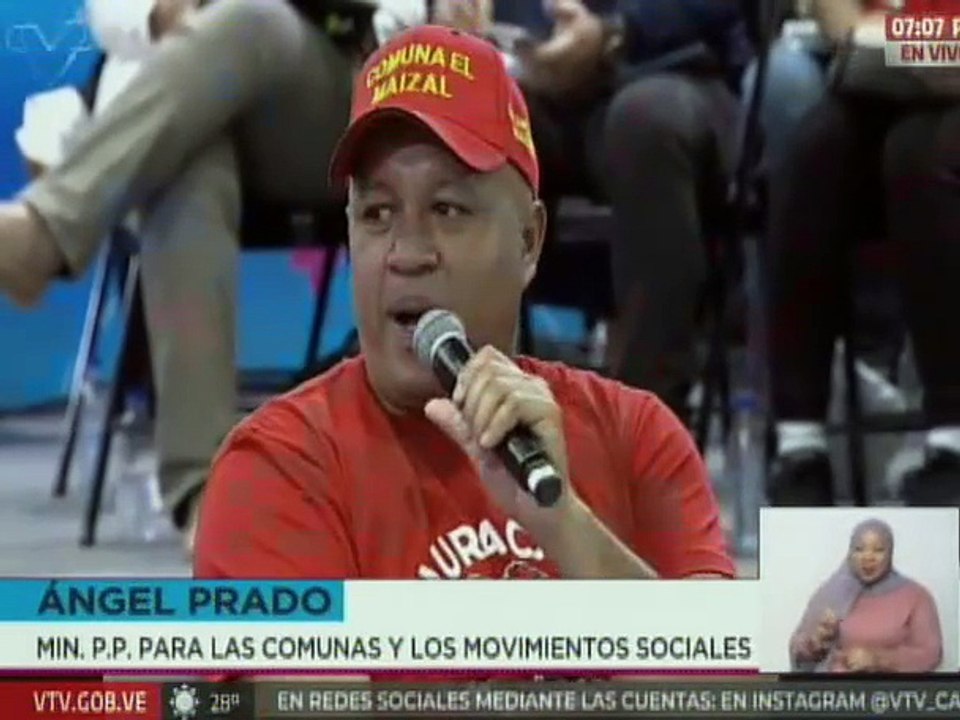 Min. Ángel Prado anuncia la participación de 5.603 circuitos comunales en la próxima Consulta Popular