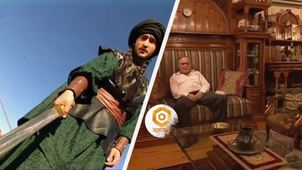 الفنان محمود عثمان صوت شخصية ضياء االاظي في مسلسل وادي الذئاب