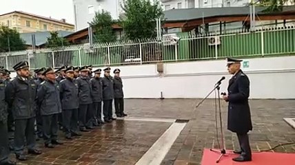 Il generale D'Alfonso visita il comando di Pescara