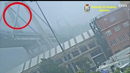 Ponte Morandi: cede lo strallo e viene gi? il viadotto