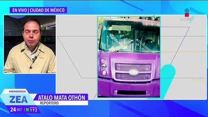 Detienen a dos hombres por robar un camión del transporte público en la CDMX