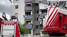 Incendio a Chieti scalo, palazzina sgomberata