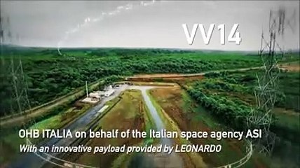 Il lancio del razzo Vega VV14 della missione Prisma