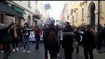 Il corteo studentesco a Chieti