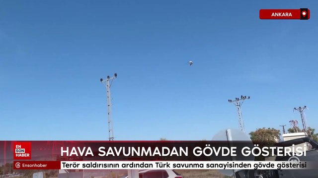 Terör saldırısının ardından Türk savunma sanayisinden gövde gösterisi