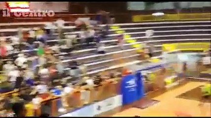 L'Amatori ha vinto, la festa in campo e poi i fuochi d'artificio