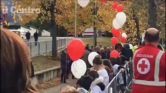 Isola del Gran Sasso, taglio del nastro con la principessa di Monaco