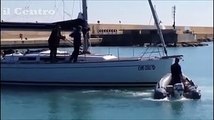 Barche incagliate al Marina di Pescara