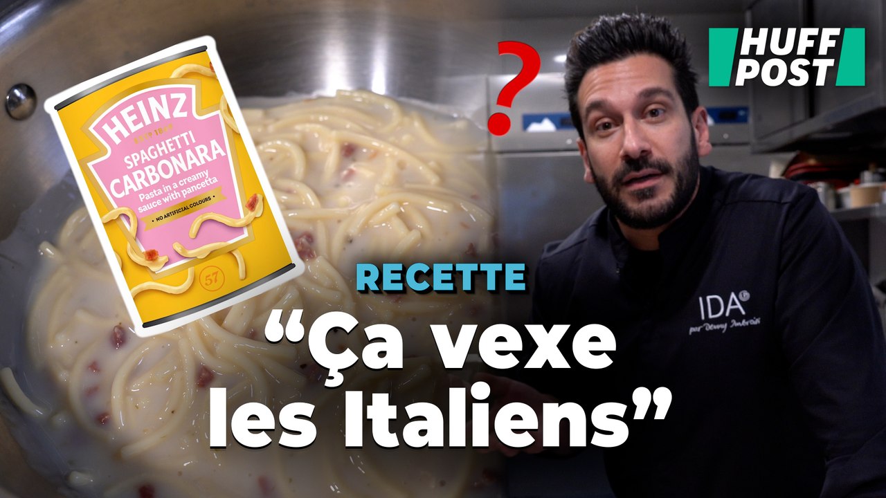 On a forcé ce chef italien à goûter des carbo en boîte, il a partagé sa recette en échange