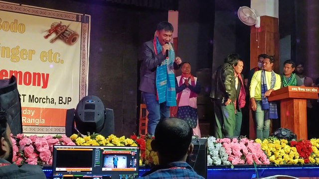 Mendela Brahma/Live Performance/welcome Ceremony Bodo Cine Artist Association/All Assam BJP ST Morcha