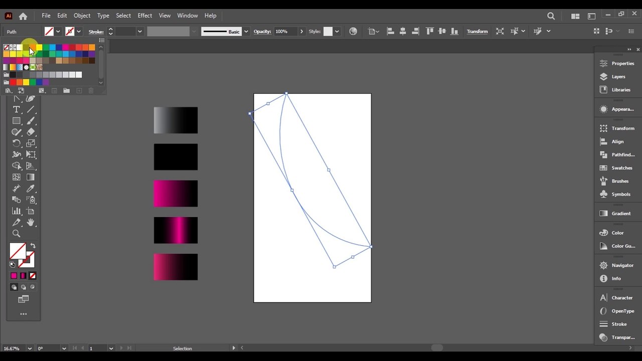 How to Design a 1080x1920 Gradient Abstract Background in Adobe Illustrator