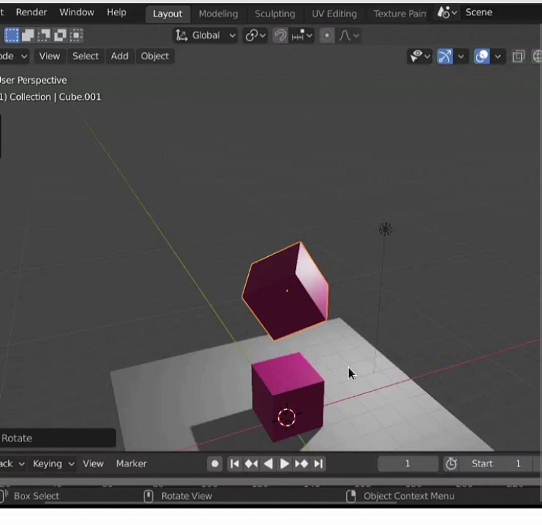 ⁣Blender 3d Animation - Lighting & Physics