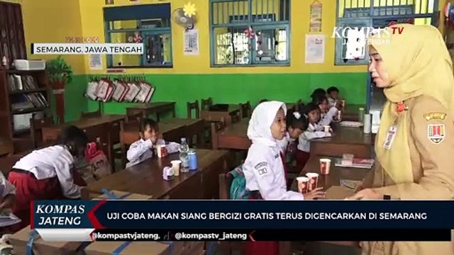 Uji Coba Makan Siang Bergizi Gratis Terus Digencarkan di Semarang